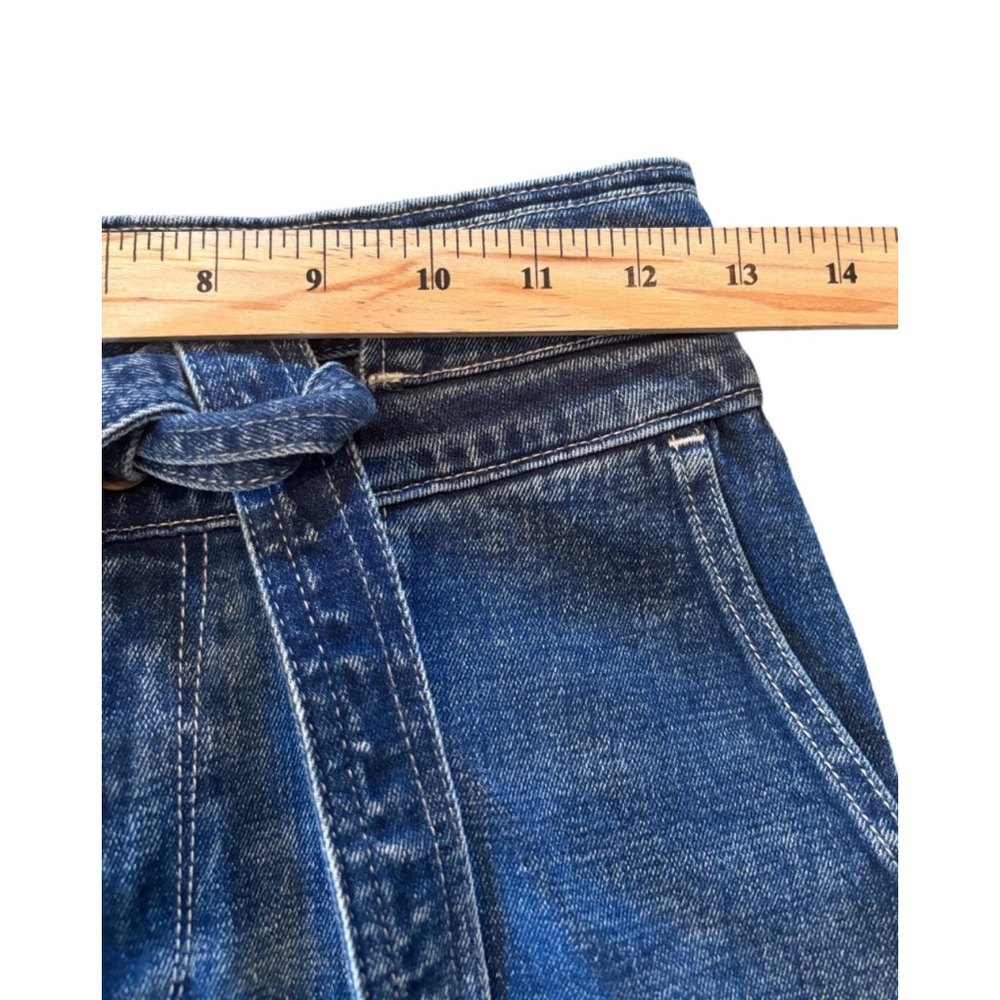 Abercrombie and Fitch Ulta High Rise Belted Denim Jeans Women’s Size 26 - Picture 7 of 10